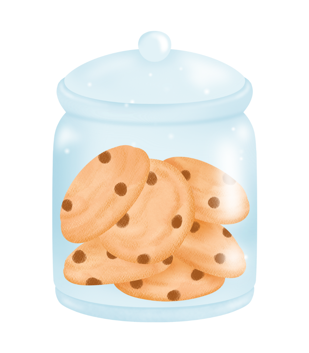 Gluten and dairy free cookies in a jar